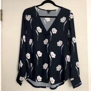 Ann Taylor floral blouse